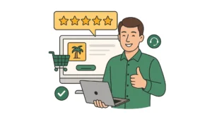 فروشنده 5 ستاره در نخل ایکس