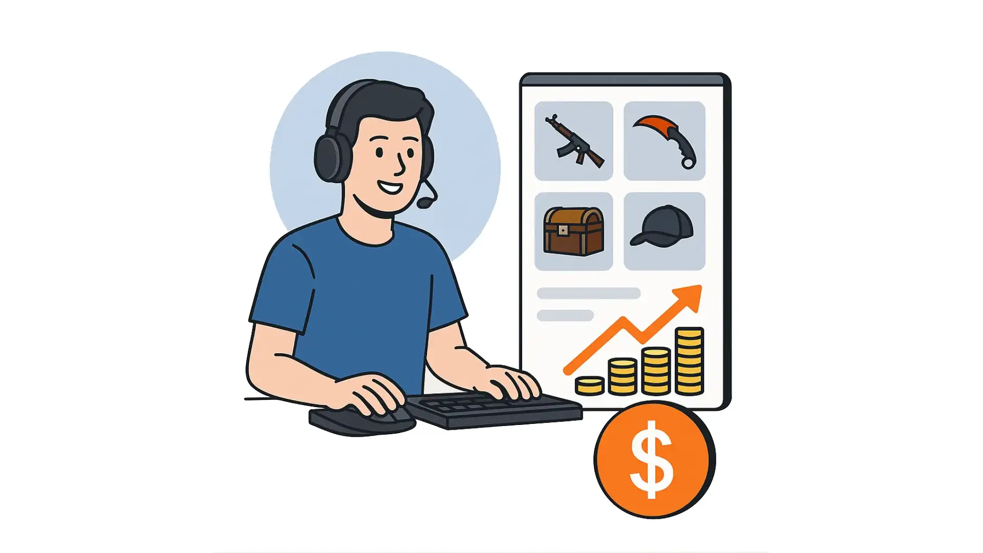 فروش آیتم در نخل ایکس و درآمدزایی