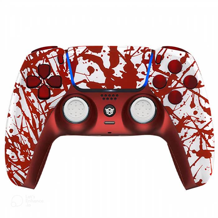 دسته HexGaming طرح Blood Splatter برای PS5