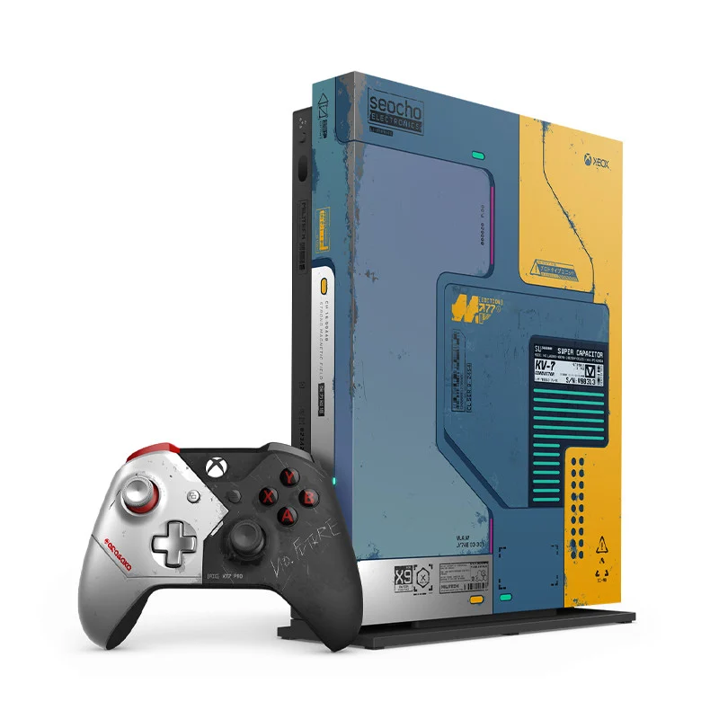 xbox one x cyberpunk 2077 console