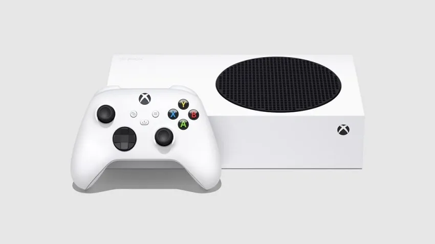 Xbox Series S size comparison with controller