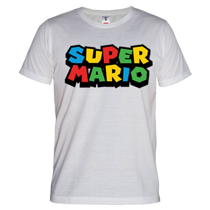 خرید تی شرت با طرح super mario