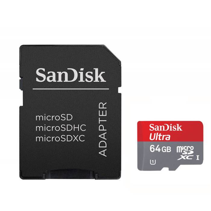  کارت میکرو SD سان دیسک 64 گیگابایت