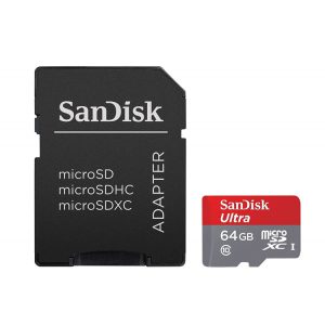 کارت میکرو SD سان دیسک - 64 گیگابایت