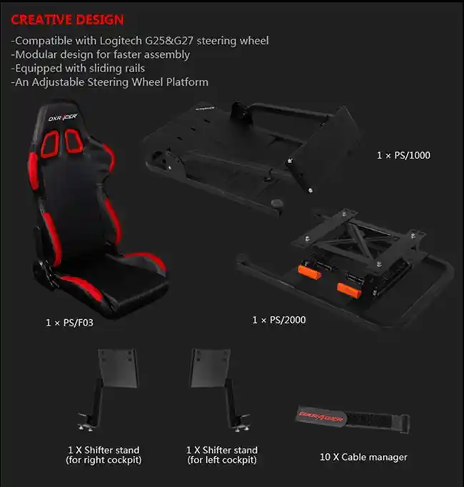 خرید صندلی ریسینگ DXRacer