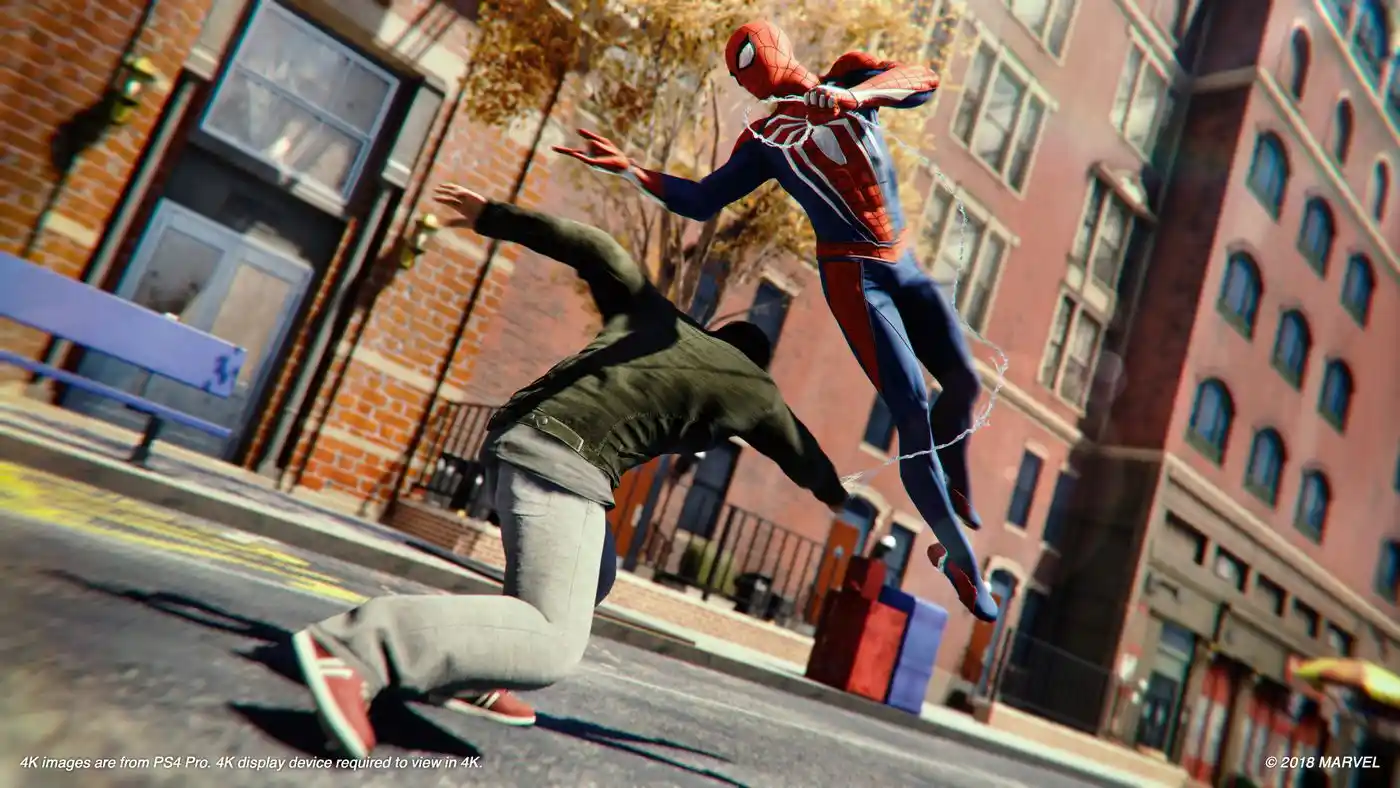 Spider Man PS4 Preview Jump