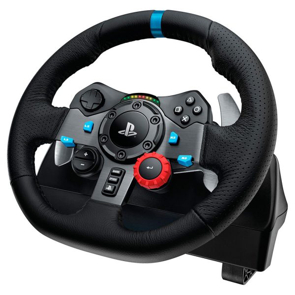 logitech g29 driving force pc ps5 ps4 ps3 steering wheel pedals 1