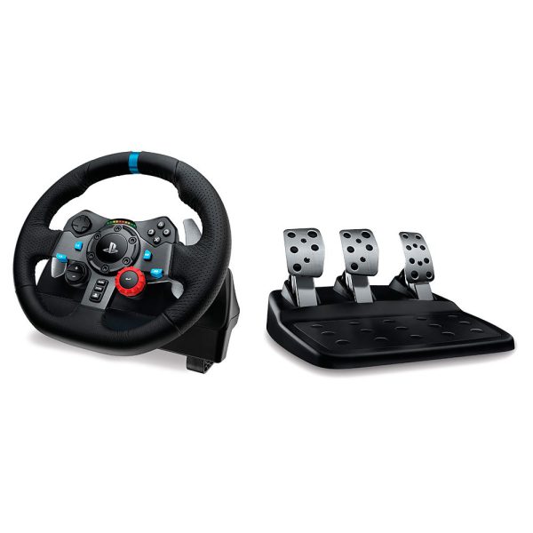 logitech g29 driving force pc ps5 ps4 ps3 steering wheel pedals 5