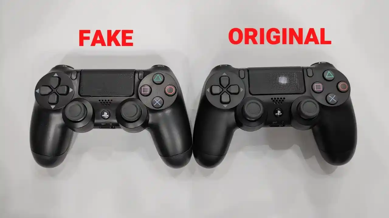 مقایسه دسته اصلی با فیک PS4