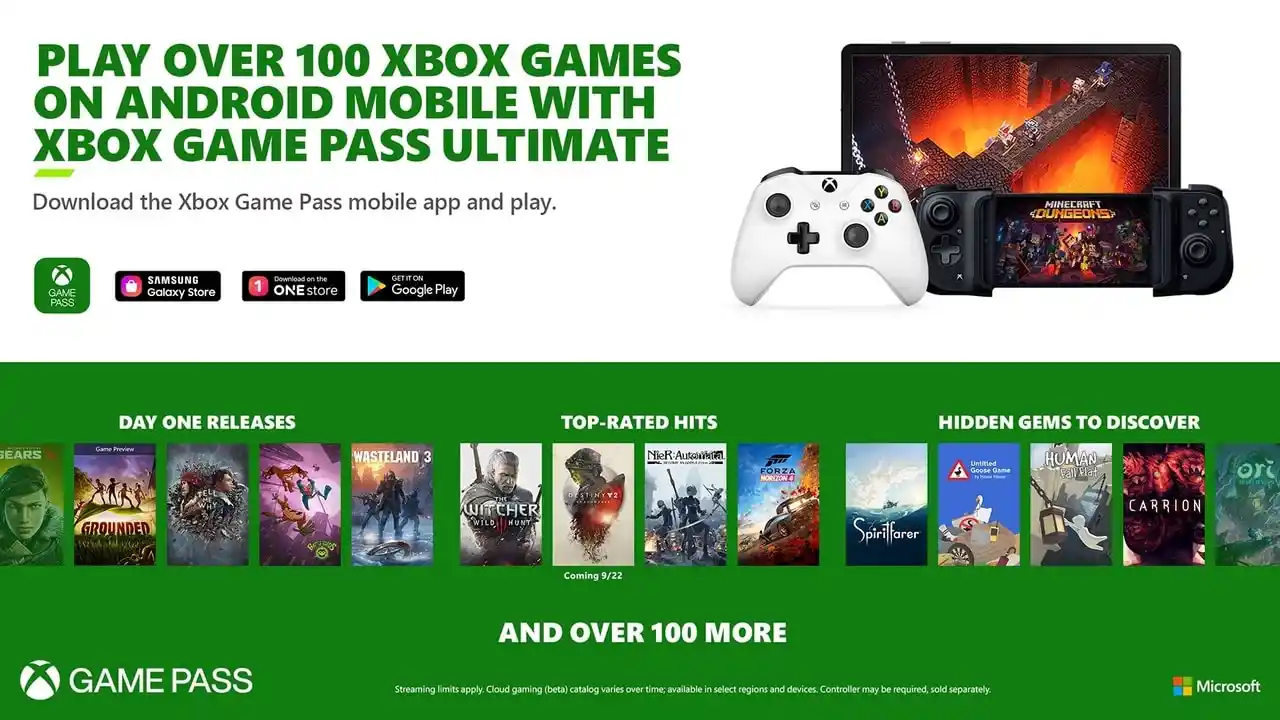 بازی‌ های Xbox Cloud
