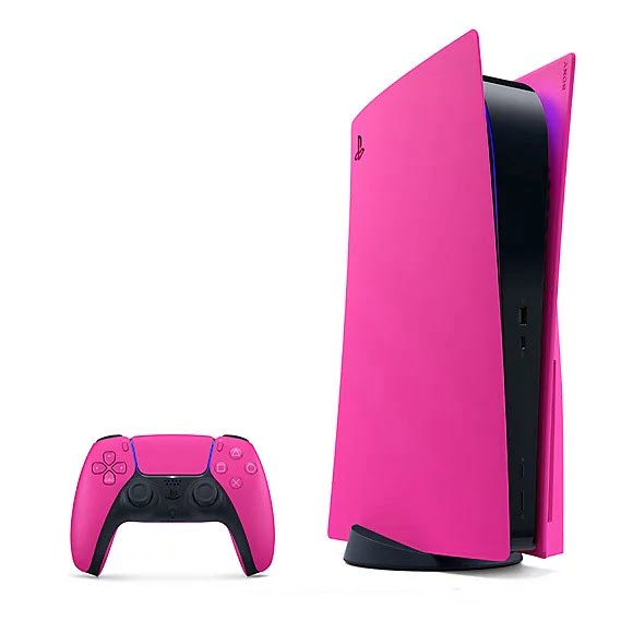console cover and dualsense controller nova pink gb 1