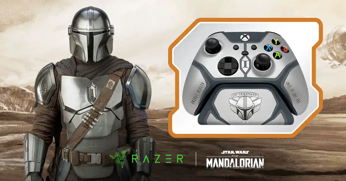 دسته و شارژر استند Razer برای Xbox طرح Mandalorian