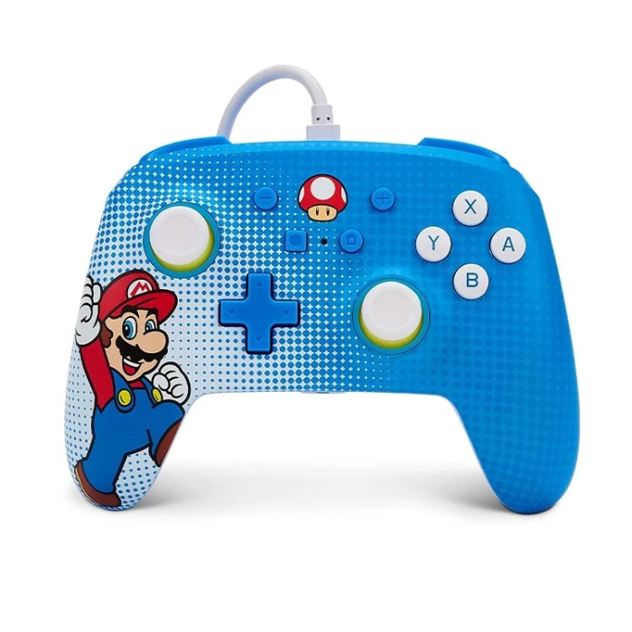 خرید پرو کنترلر PowerA Enhanced نینتندو سوییچ طرح Mario Pop Art