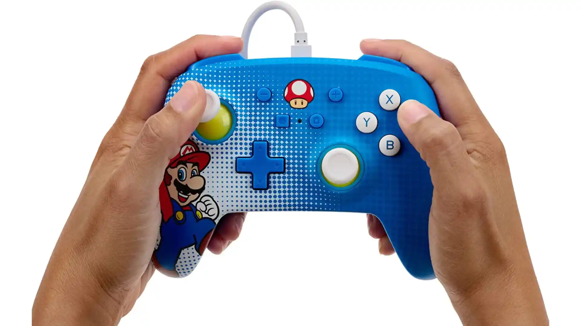 پرو کنترلر PowerA Enhanced نینتندو سوییچ طرح Mario Pop Art