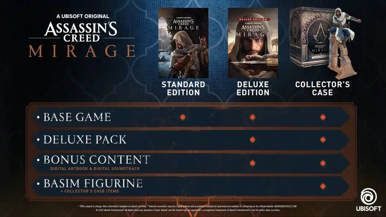 بازی Assassin's Creed Mirage Launch Edition برای PS4