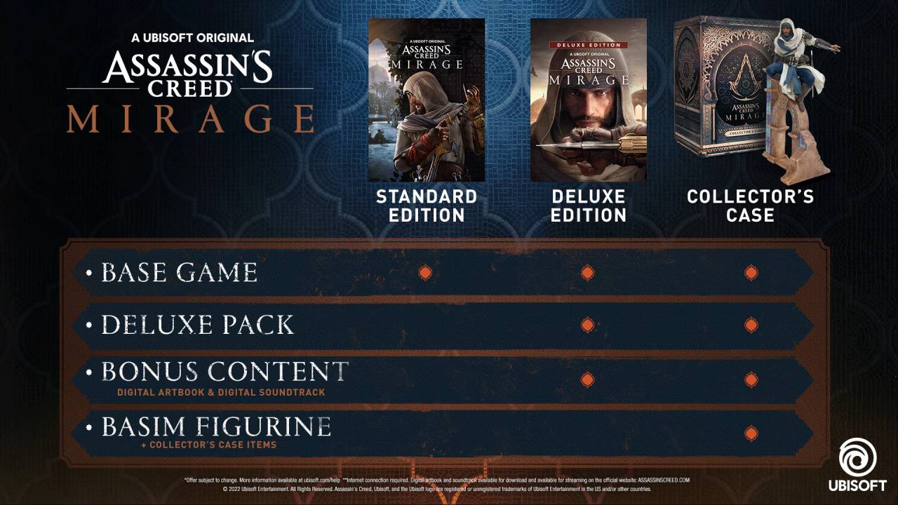 بازی Assassin's Creed Mirage Deluxe Edition برای PS4