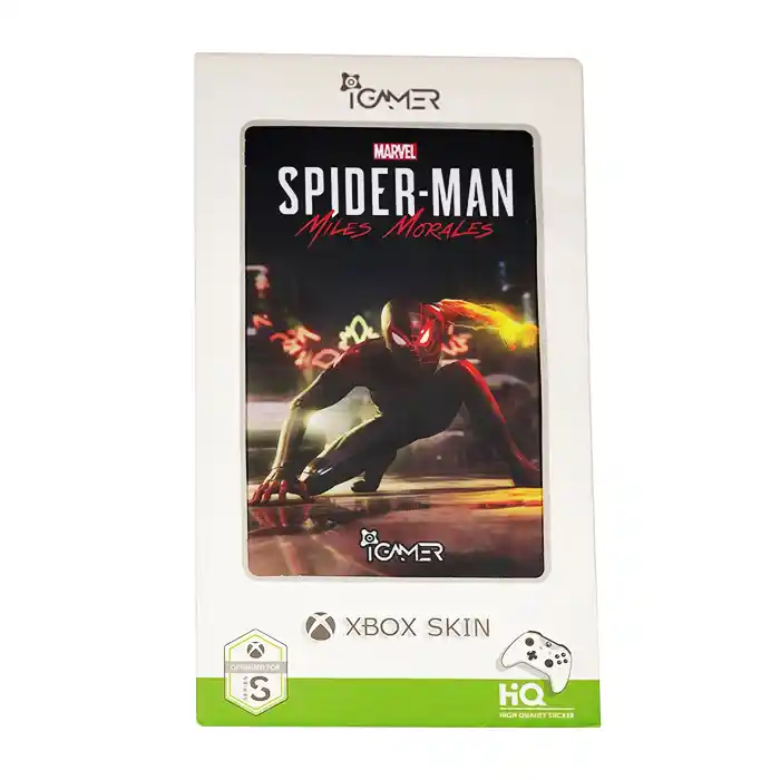 Sticker skin for XBOX SpiderMan design