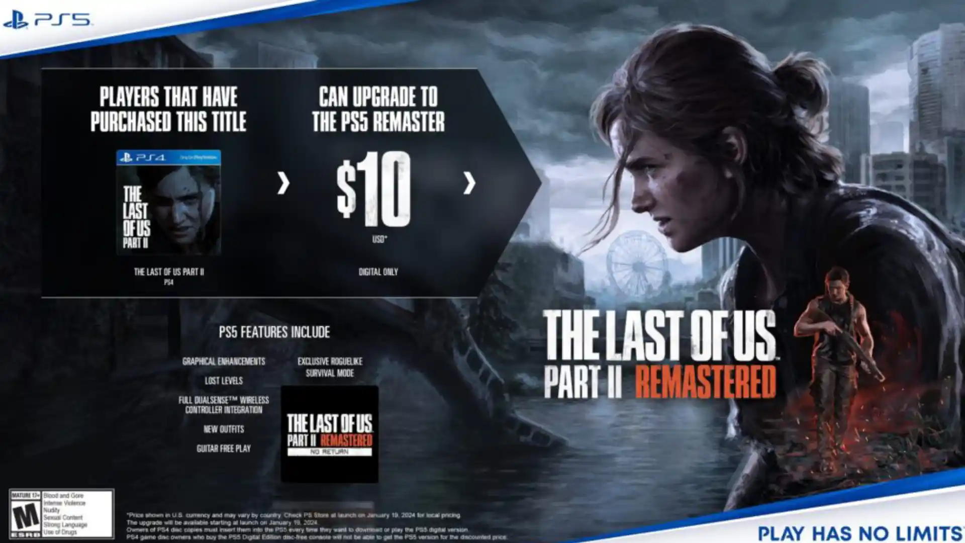 The Last of Us Part 2 Remastered for PS5