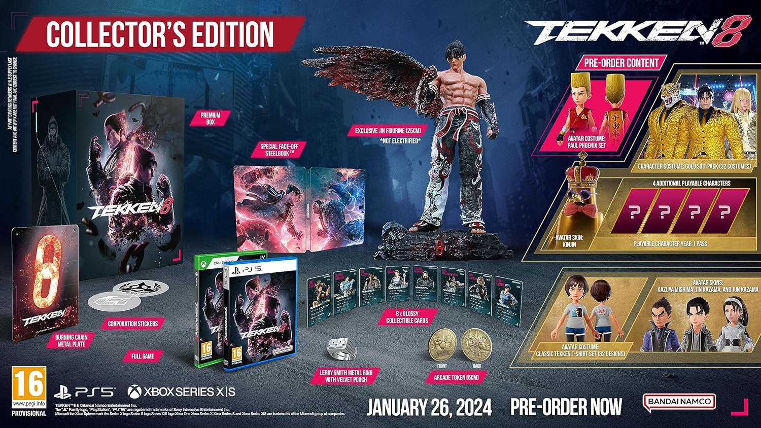 کالکتور ادیشن Tekken 8 برای PS5