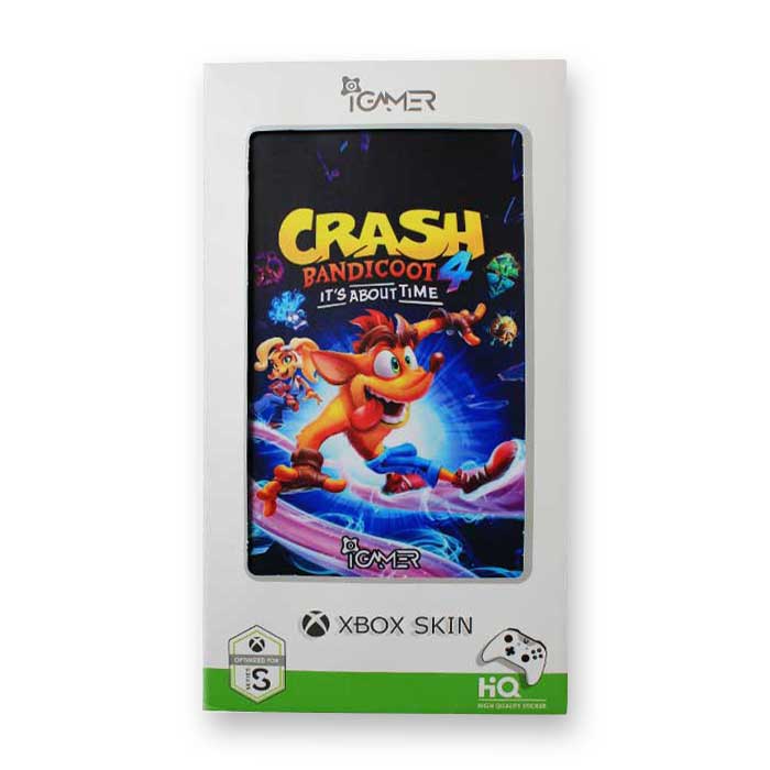 خرید اسکین برچسب Xbox Series S طرح Crash