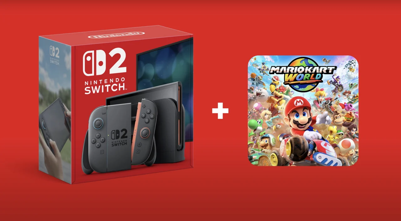 کنسول بازی Nintendo Switch 2 باندل Mario Kart World - مشکی