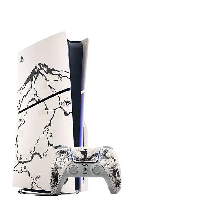 کنسول پلی استیشن 5 اسلیم استاندارد باندل Ghost of yotei با 2 سال گارانتی - مشکی
