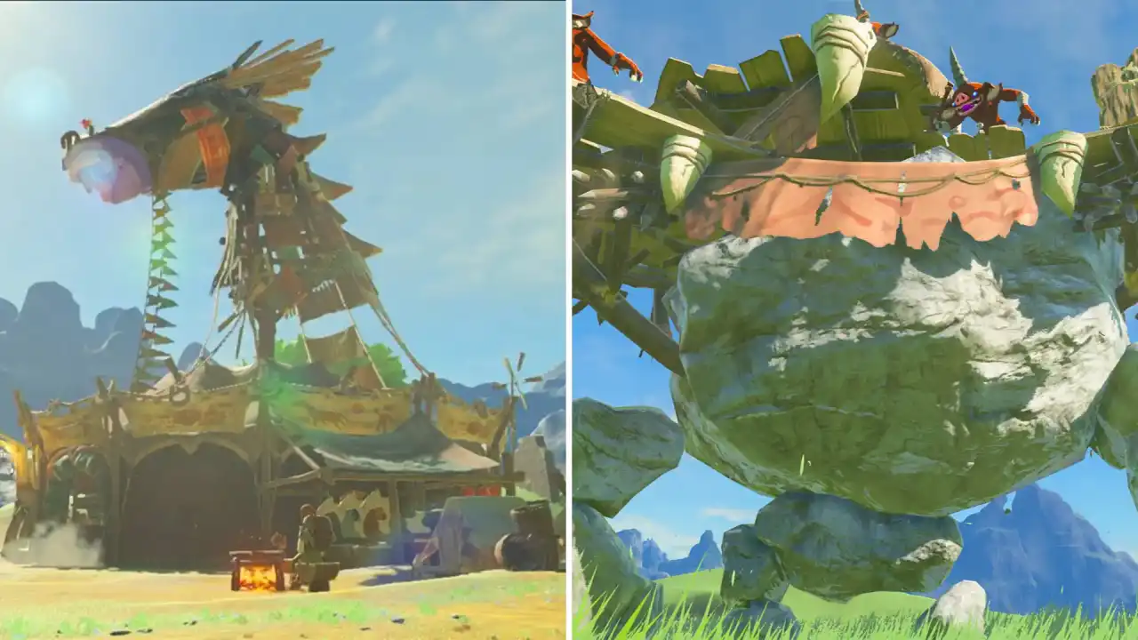 محیط بازی The Legend of Zelda: Breath of the Wild برای نینتندو سوییچ ۲