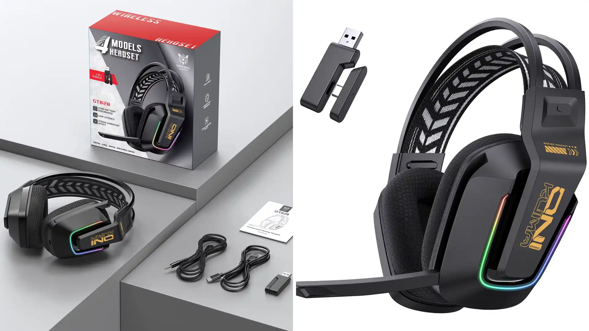 هدفون Onikuma مدل K3 (ارسال رایگان) هدست اونیکوما بیسیم