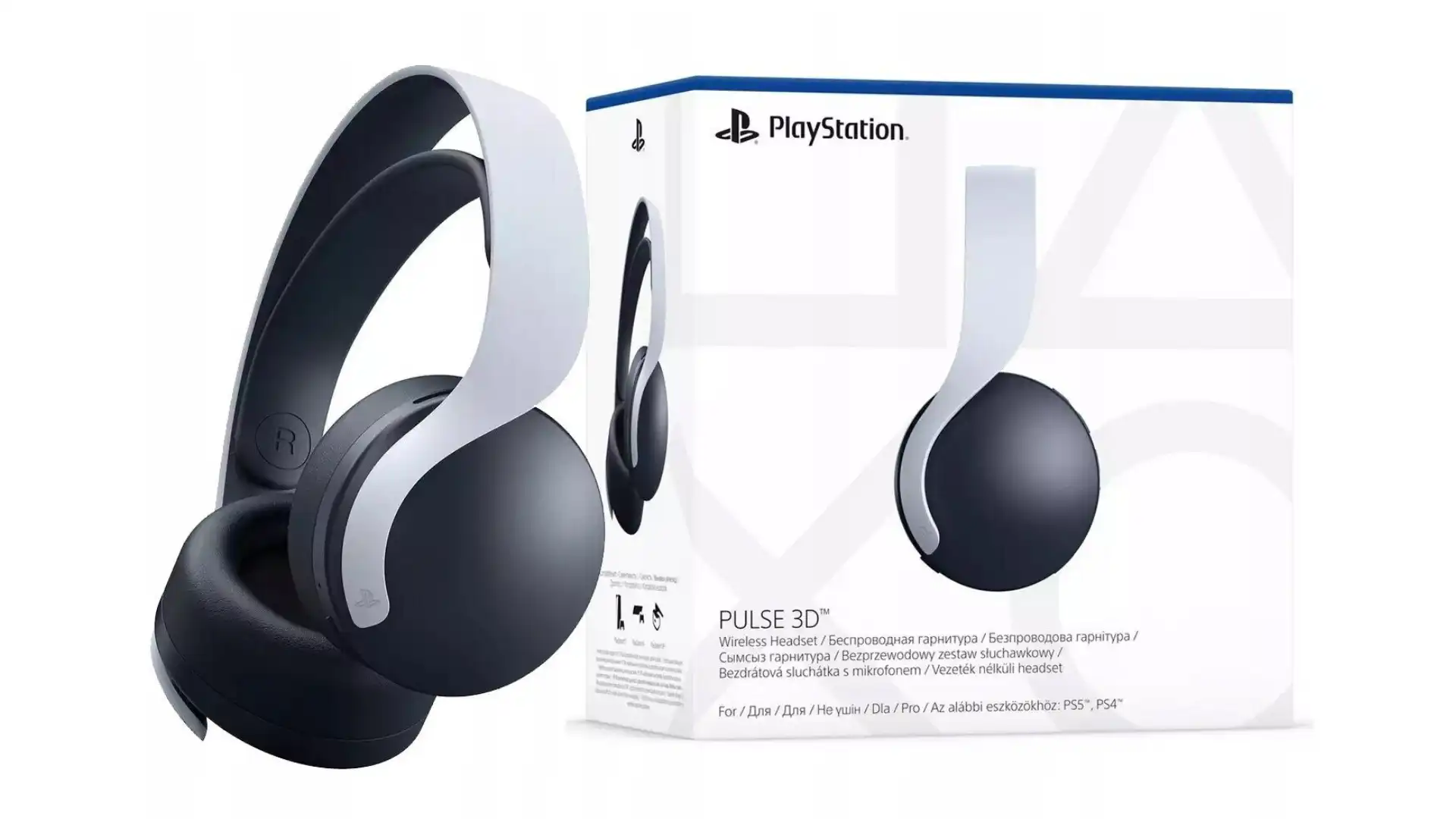 هدست گیمینگ Playstation مدل Pulse3D سفید (های کپی) (ارسال رایگان) جعبه هدست پالس تری دی