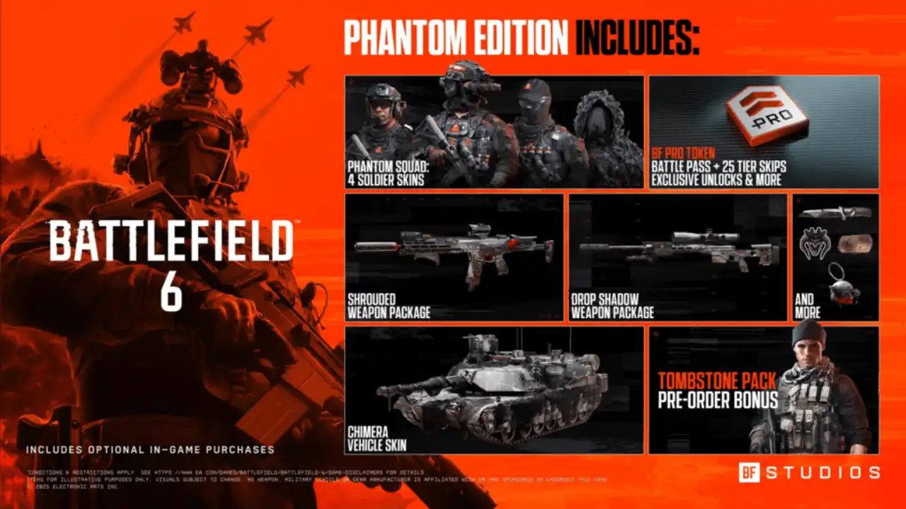 بازی Battlefield 6 Phantom Edition برای PS5