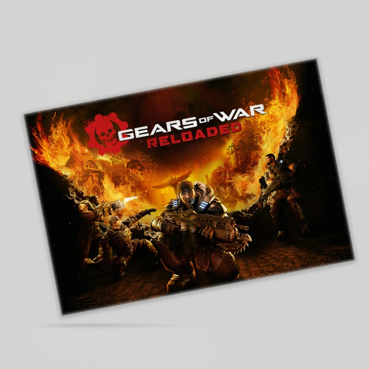 تابلو شاسی طرح بازی Gears of War: Reloaded