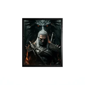 تابلو گیمینگ طرح Geralt of Rivia