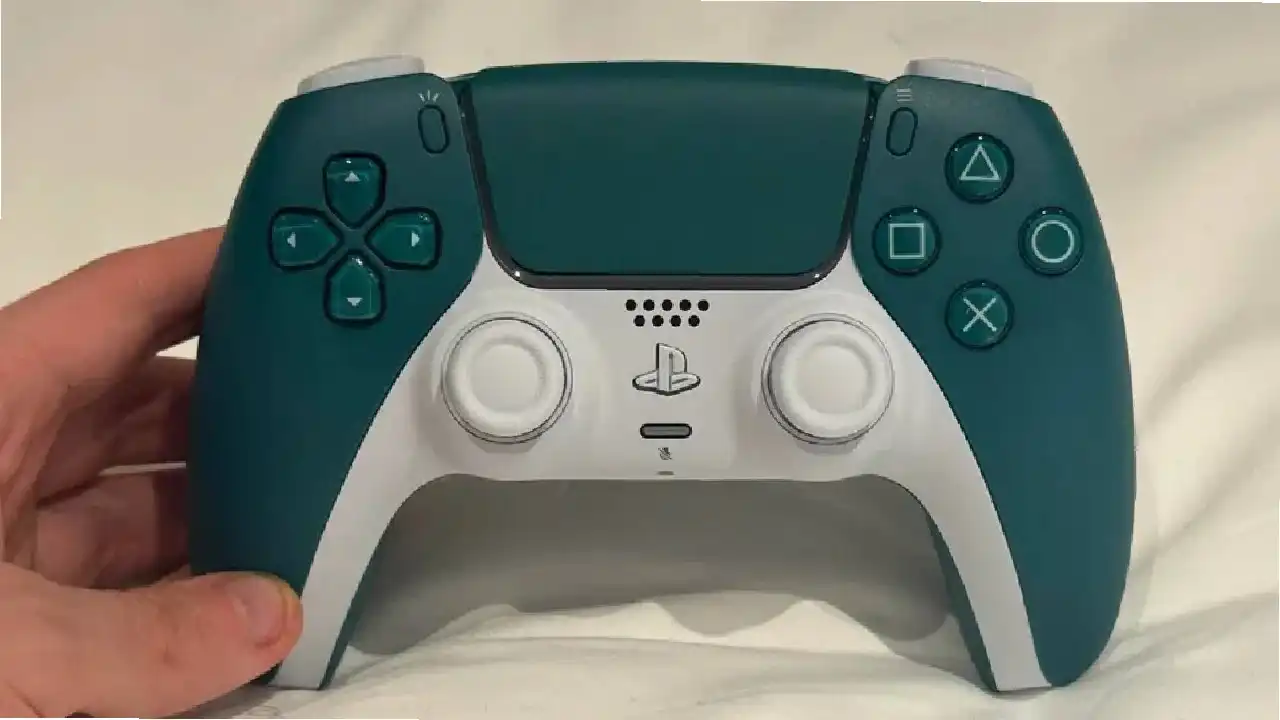 دسته ps5 دوال سنس DualSense مدل Alpine Green