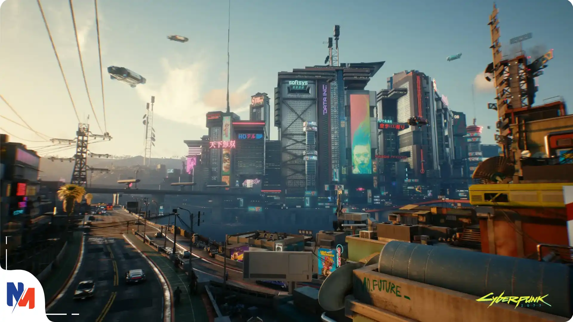 معرفی Cyberpunk 2077 در پلیاستیشن پلاس گیمپلی بازی Cyberpunk 2077 در پلیاستیشن پلاس با تم نئون