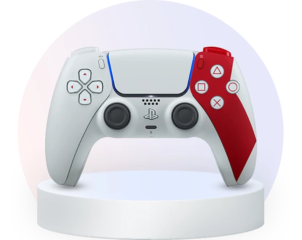 دسته بازی ps5 نسخه ۲۰ سالگی طرح god of war