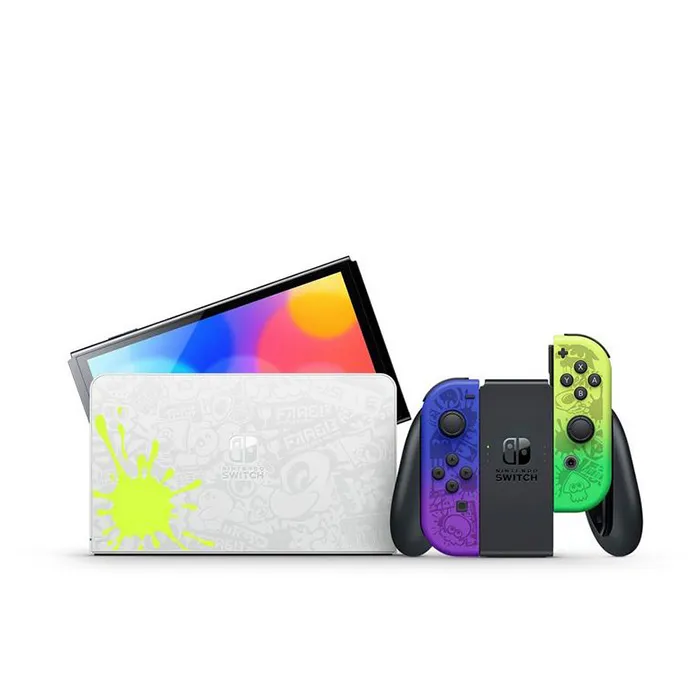 کنسول بازی Nintendo Switch Oled طرح Splatoon 3 با 2 سال گارانتی