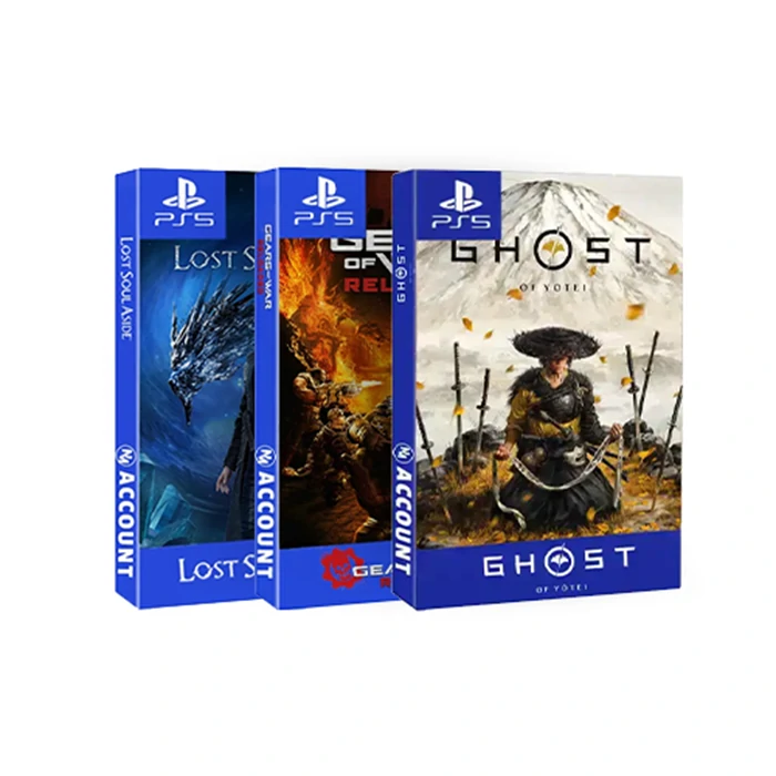 پکیج اکانت قانونی بازی‌های Ghost of Yotei، Gears of War و Lost soul aside برای PS5