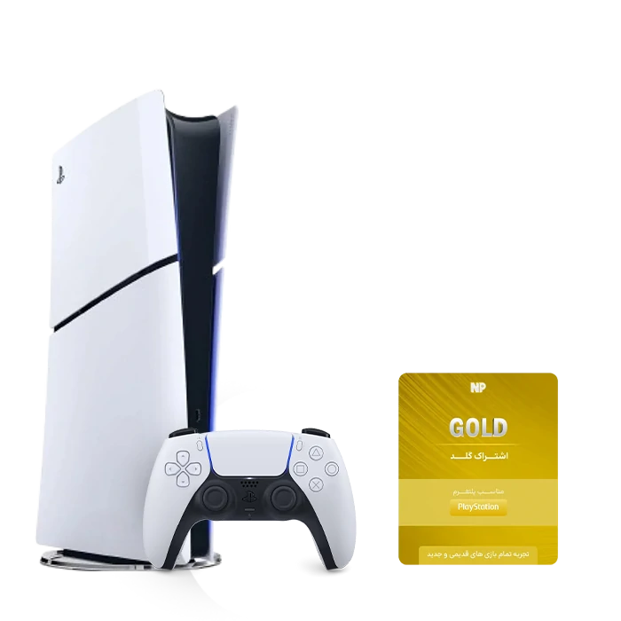 خرید ps5 slim digital + اشتراک گلد نخل پلاس