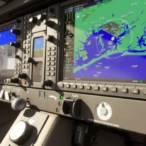 کابین هواپیما در بازی microsoft flight simulator 2024 برای PS5