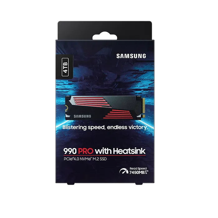 حافظه SSD سامسونگ دارای هیت سینک PS5 چهار ترابایت