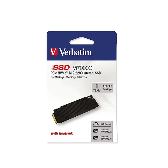 حافظه اس اس دی PS5 مدل Verbatim Vi7000G یک ترابایت