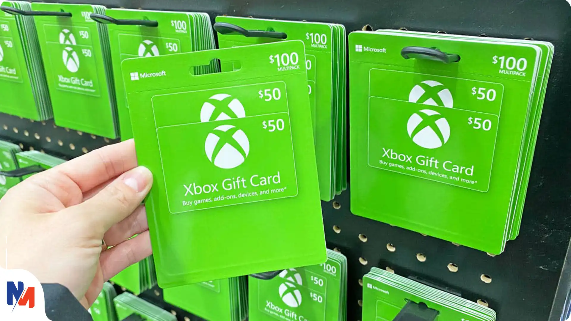 گیفت کارت ایکس باکس-100 دلاری انواع گیفت کارت ایکس باکس