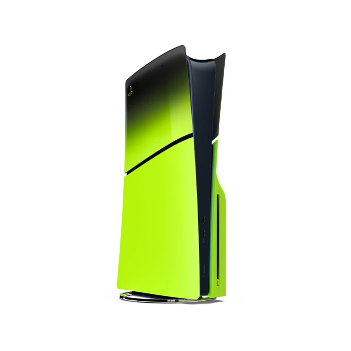 Face Plate اورجینال پلی استیشن 5 اسلیم Hyperpop Remix Green فیس پلیت PS5 اسلیم طرح Hyperpop Remix Green