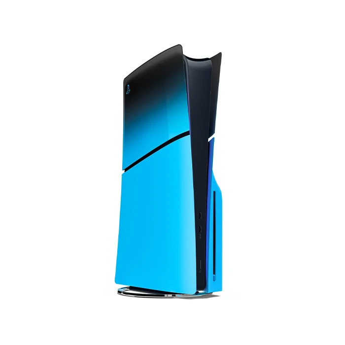 Face Plate اورجینال پلی استیشن 5 اسلیم Hyperpop Rhythm Blue فیس پلیت PS5 اسلیم طرح Hyperpop Rhythm Blue