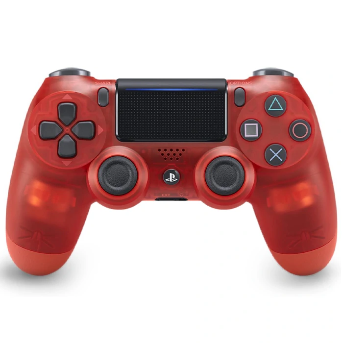 دسته PS4 کریستالی قرمز (های کپی)