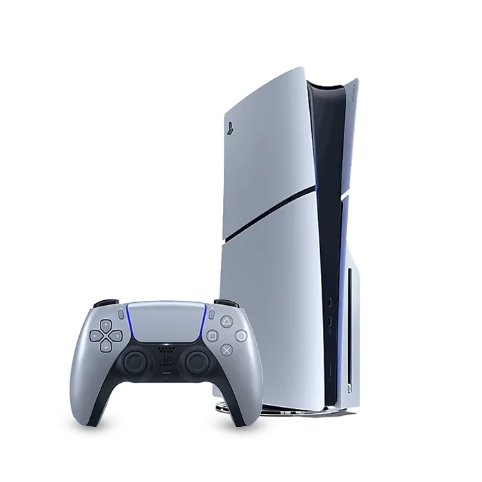 باندل فیس پلیت PS5 و دسته PS5 staling silver