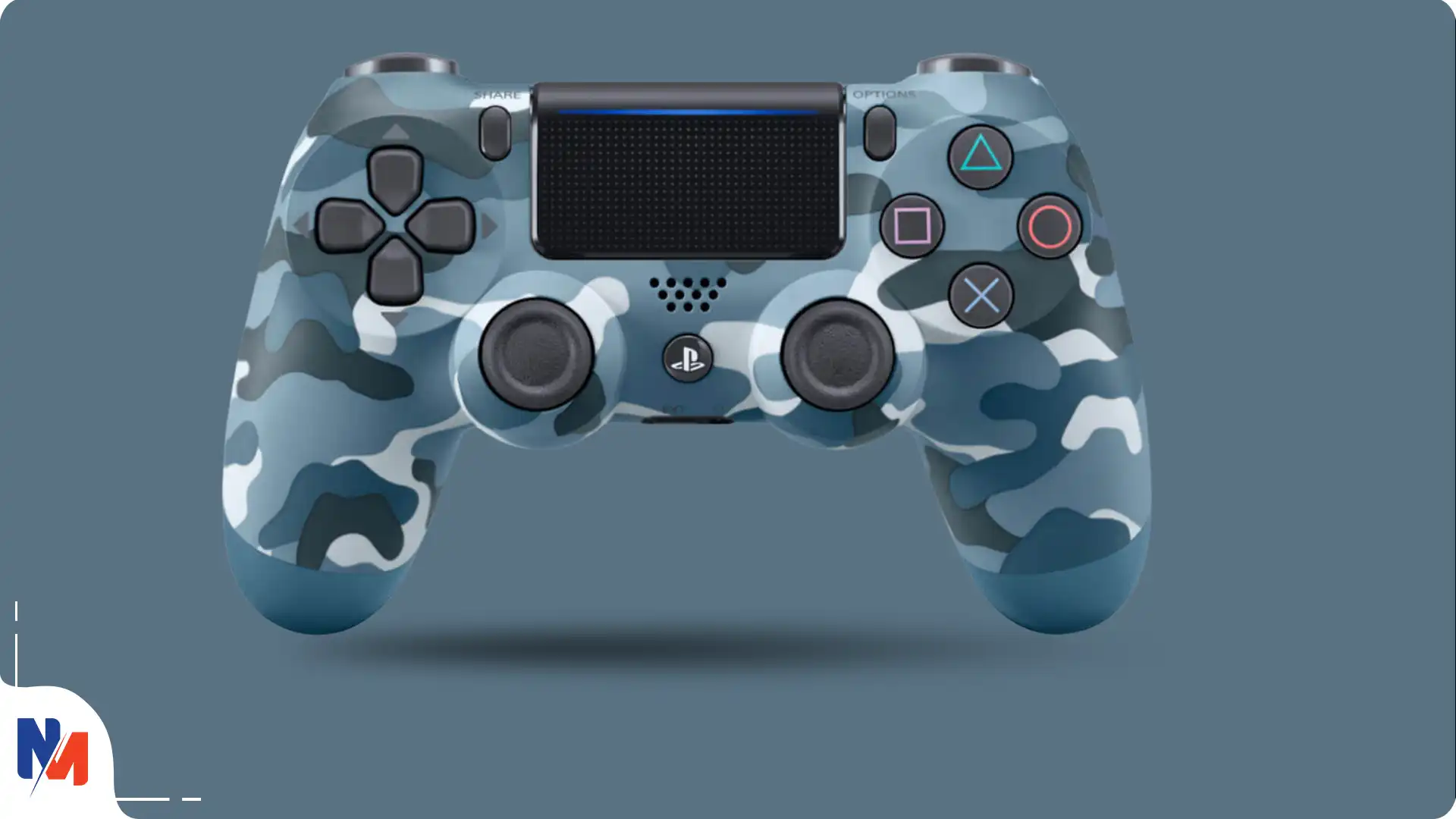 بررسی دسته PS4 طرح Blue Camo (های کپی)