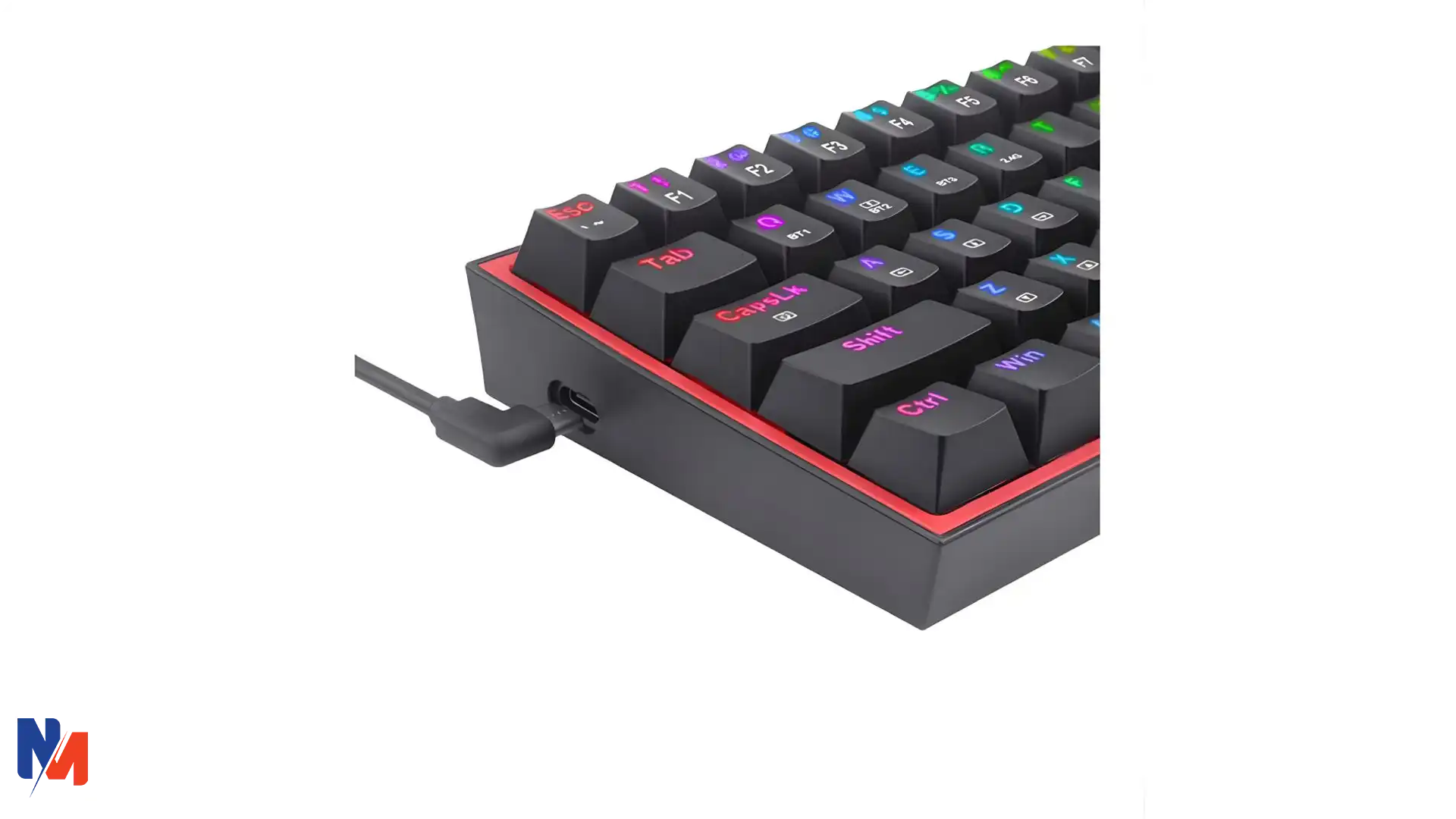 کیبورد گیمینگ redragon مدل K617 FIZZ مشکی
