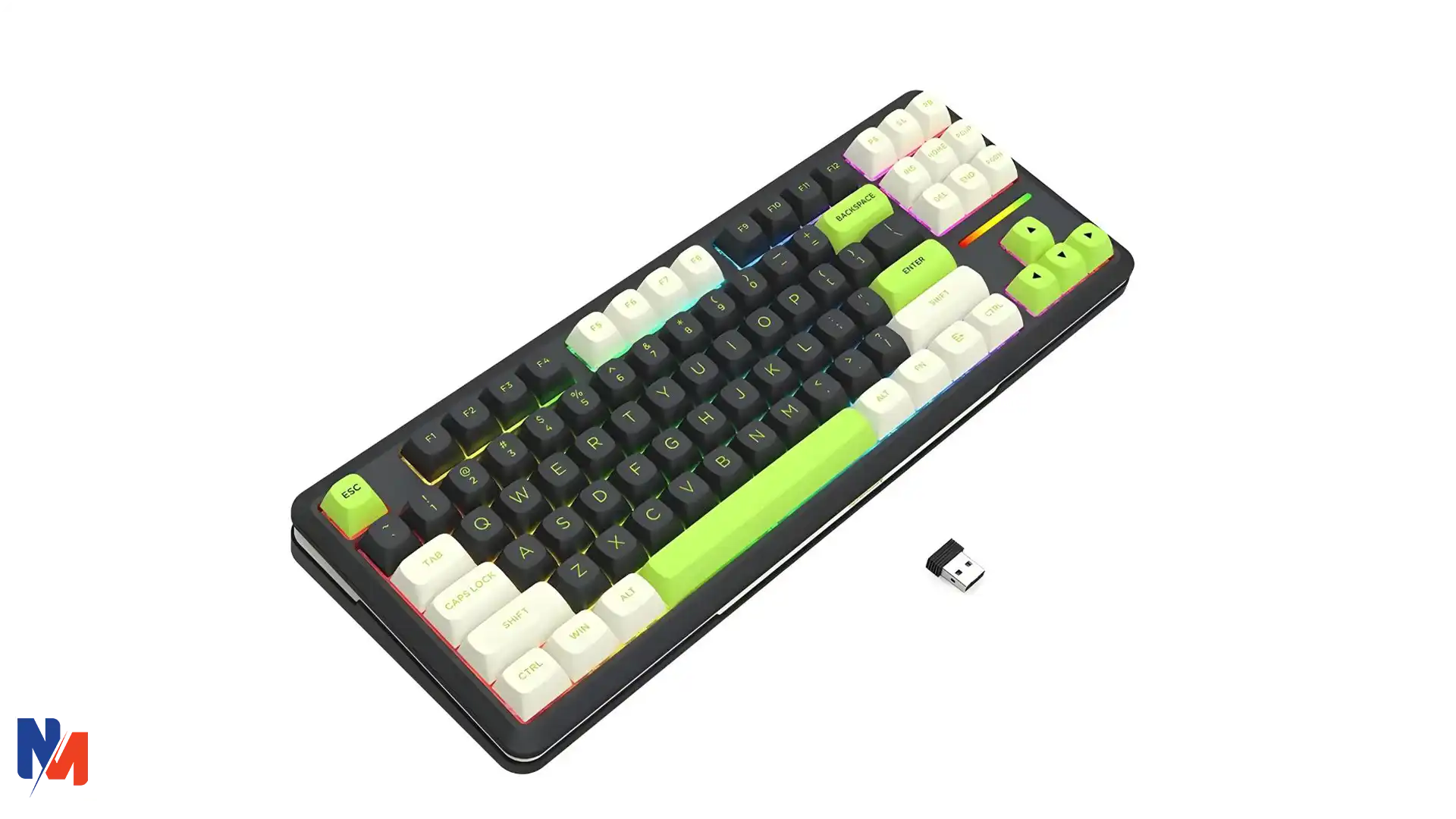 کیبورد گیمینگ redragon مدل WILDSLASH K734 BWG PRO