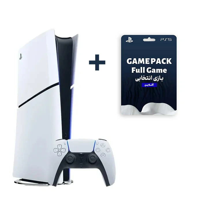 پلی استیشن 5 اسلیم دیجیتال همراه با نصب بازی آفلاین